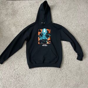 Nickelodeon Avatar The Last Airbender Aang Graphic Hoodie Men’s size M